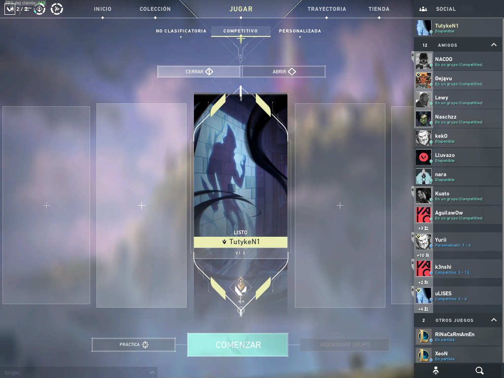 Perfil de TutykeN1 en Valorant, rango Radiant